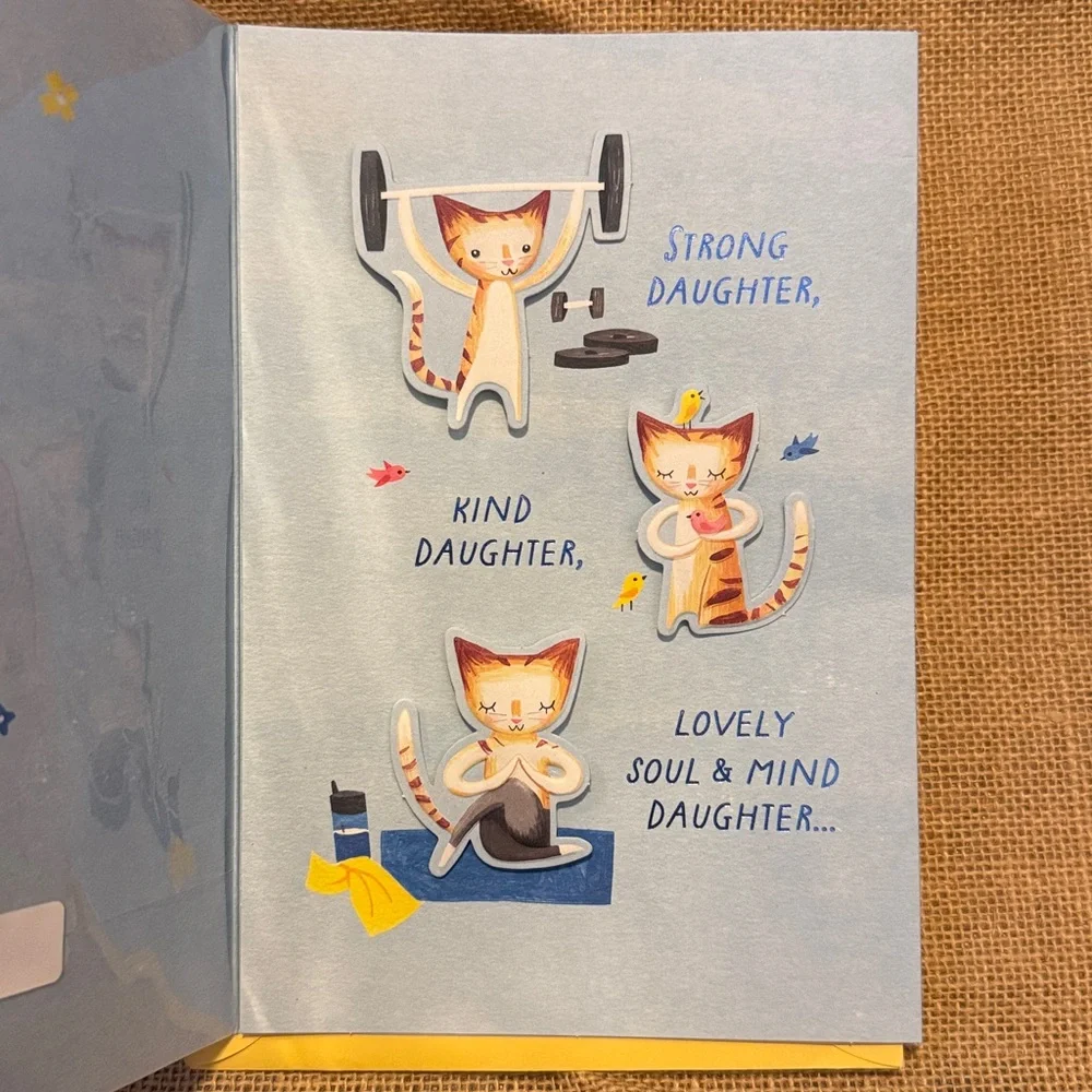 🌻 Bundle of 2 Hallmark Daughter Birthday Cards